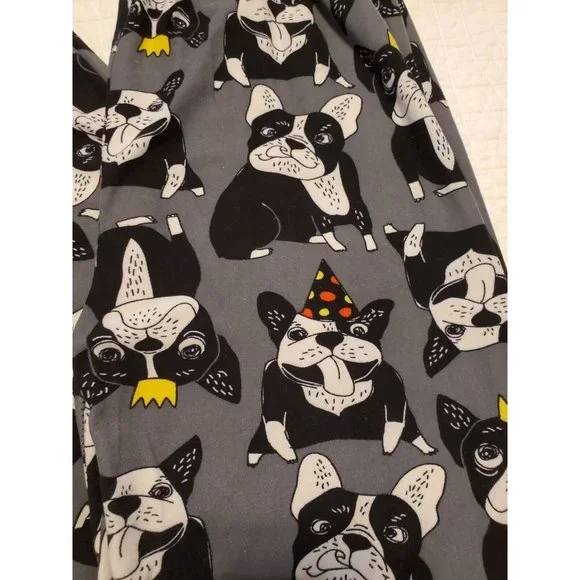 Leggings Cute Boston Puppy (Buy 2 get 1 Free) - Picture 2 of 3